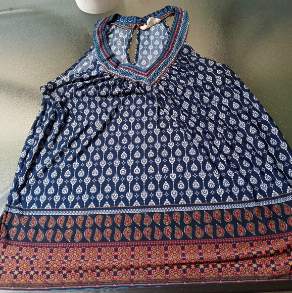 Bohemian style  blouse. - Picture 1 of 8